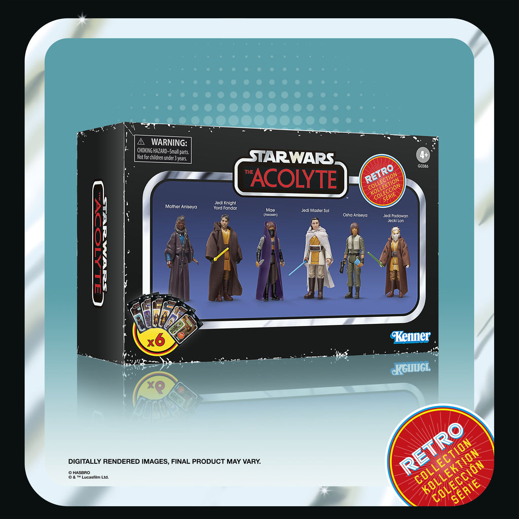 Star Wars Retro Kollektion Star Wars: The Acolyte Figuren-Multipack