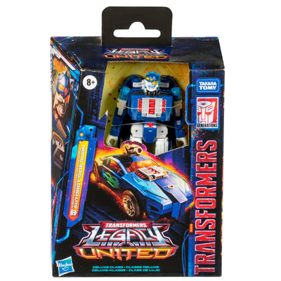 Transformers Legacy United, Deluxe Class, 2001, Autobot Side Burn (Transformers Universe), ispirato alla serie "Transformers: Robots in Disguise" 