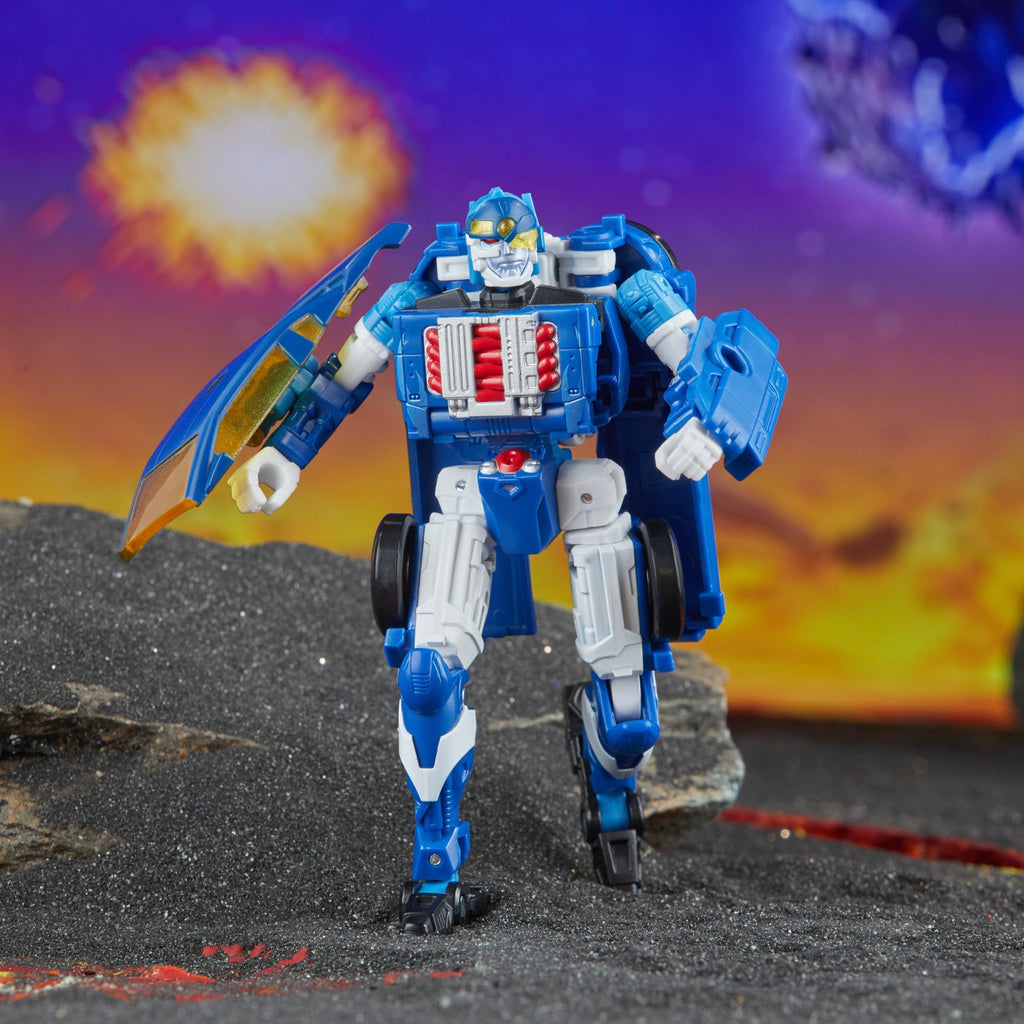 Transformers Legacy United, Deluxe Class, 2001, Autobot Side Burn (Transformers Universe), ispirato alla serie 