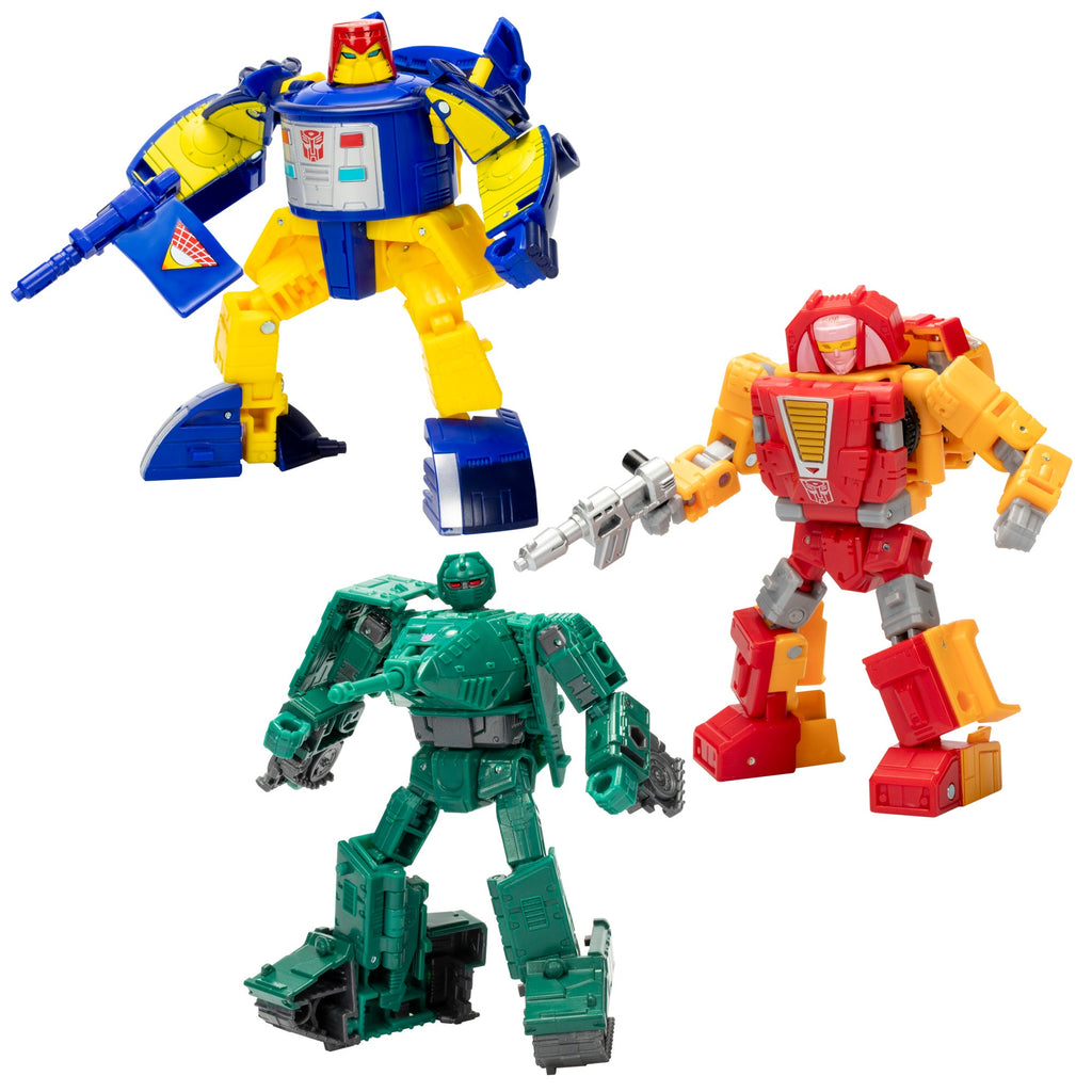 Transformers Selección Generaciones, Legacy United, Guardianes Go-Bot: Pack de 3 