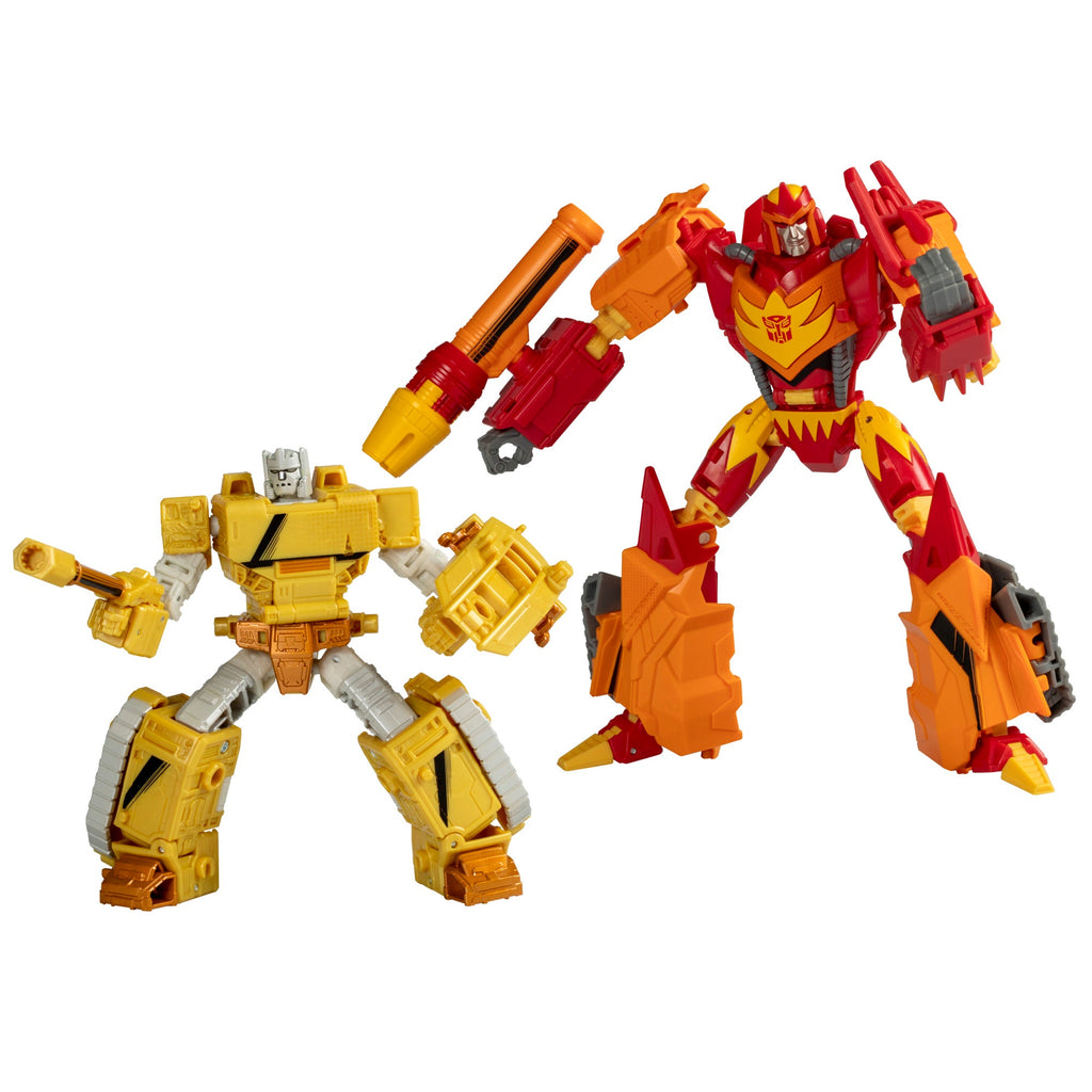 Transformers Generations, Autobot Flame ed Emirate Xaaron, action figure ispirate ai fumetti 