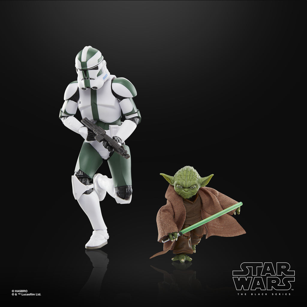 Star Wars The Black Series Yoda & Clone Commander Gree - Presale