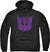 Transformers Decepticon Logo Felpa con cappuccio da uomo