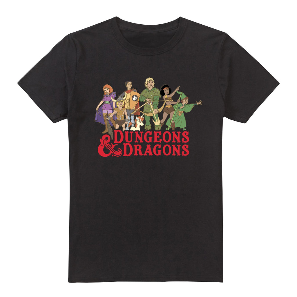 Dungeons & Dragons Line Up Mens T-shirt