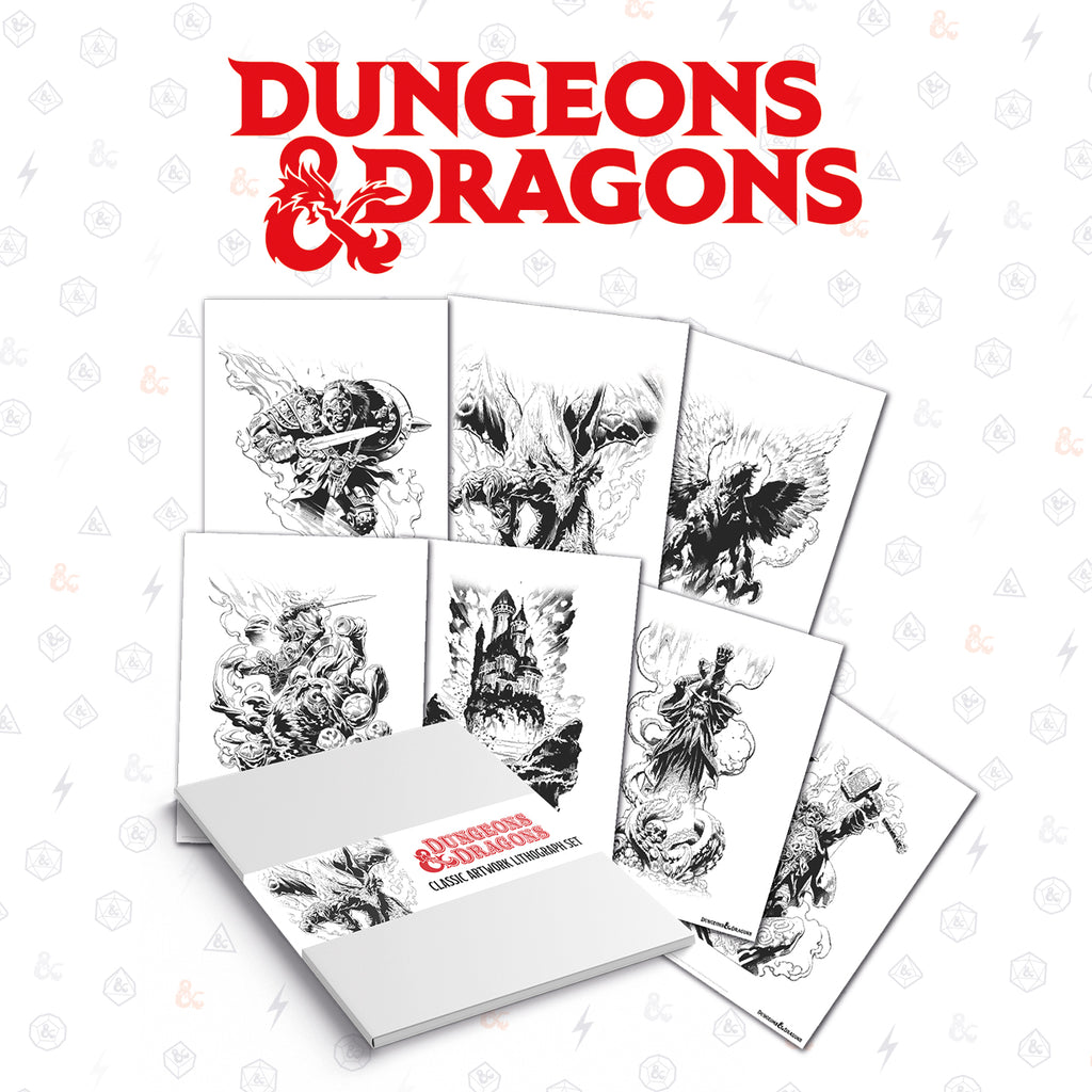 Set di litografie Dungeons & Dragons