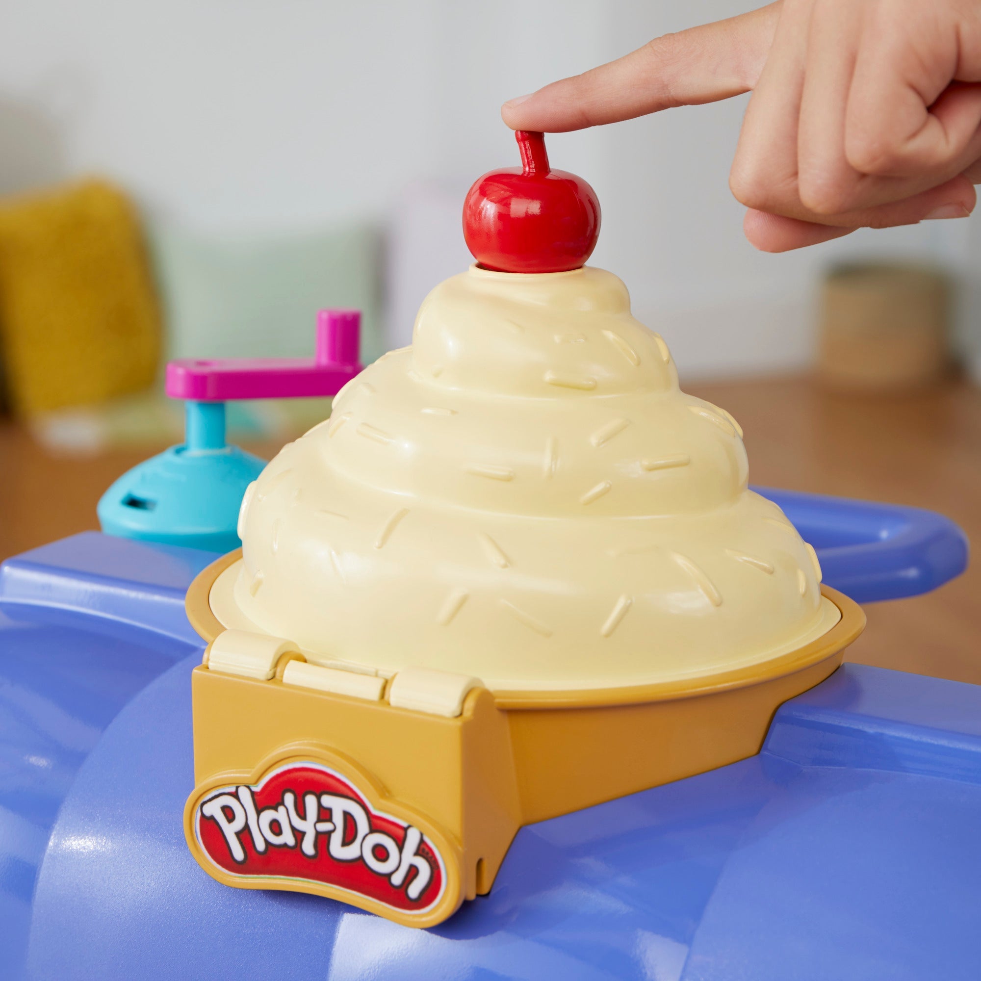 Play doh ice cream top set