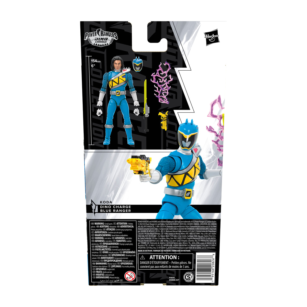 Power Rangers Lightning Collection Dino Fury Blue Ranger Figure – Hasbro  Pulse