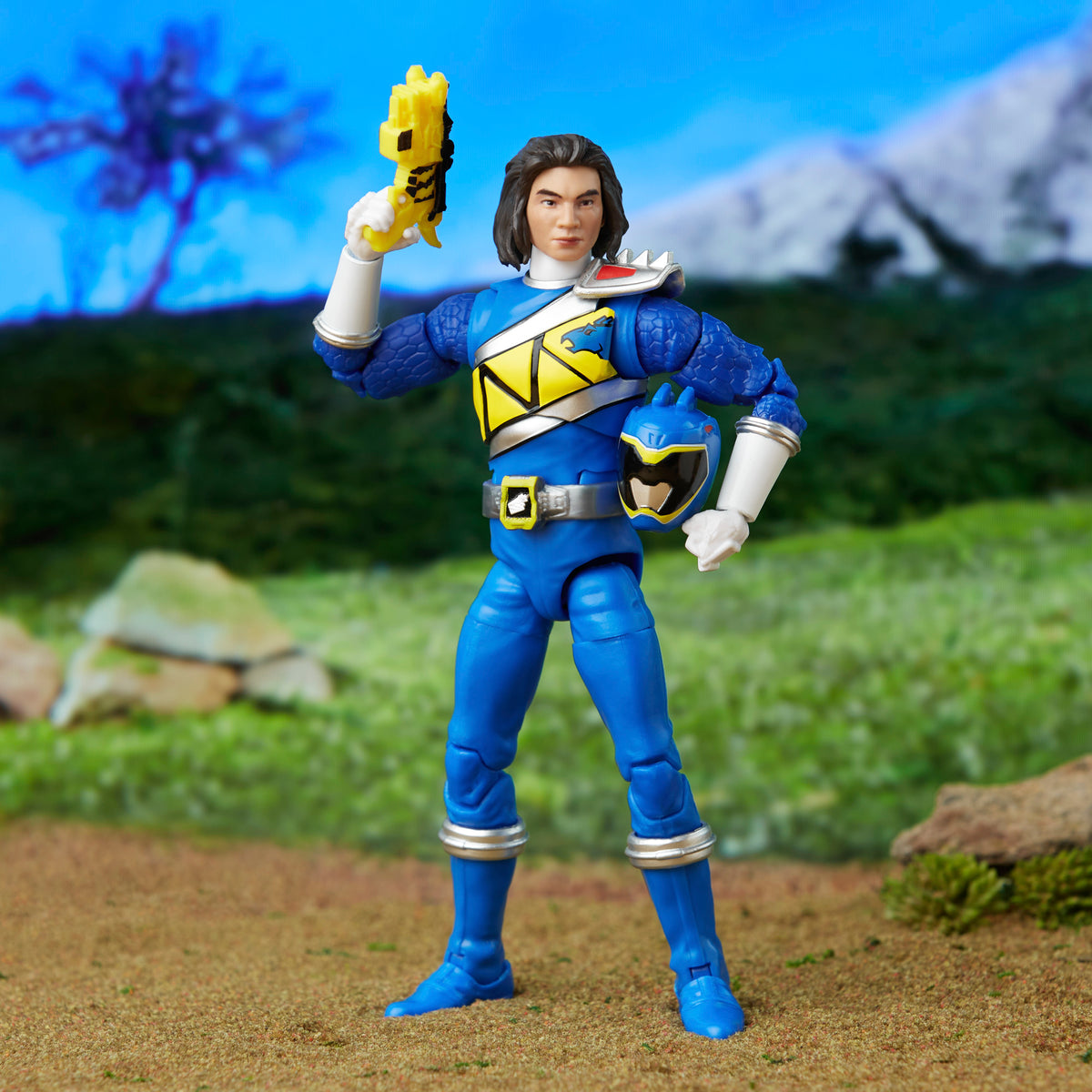 Power Rangers Lightning Collection Dino Thunder Blue Ranger 6-Inch Premium  Collectible Action Figure Toy with Accessories - Power Rangers