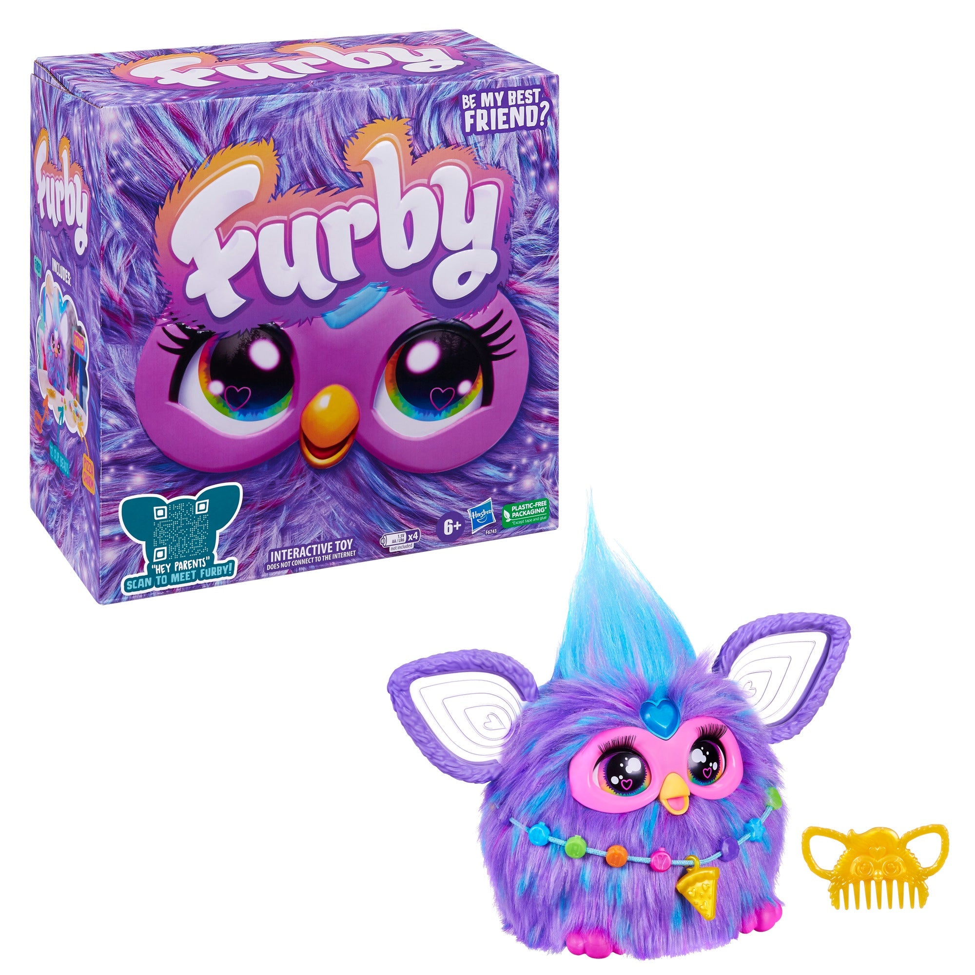 Furby Purple Interactive Toy Hasbro Pulse EU