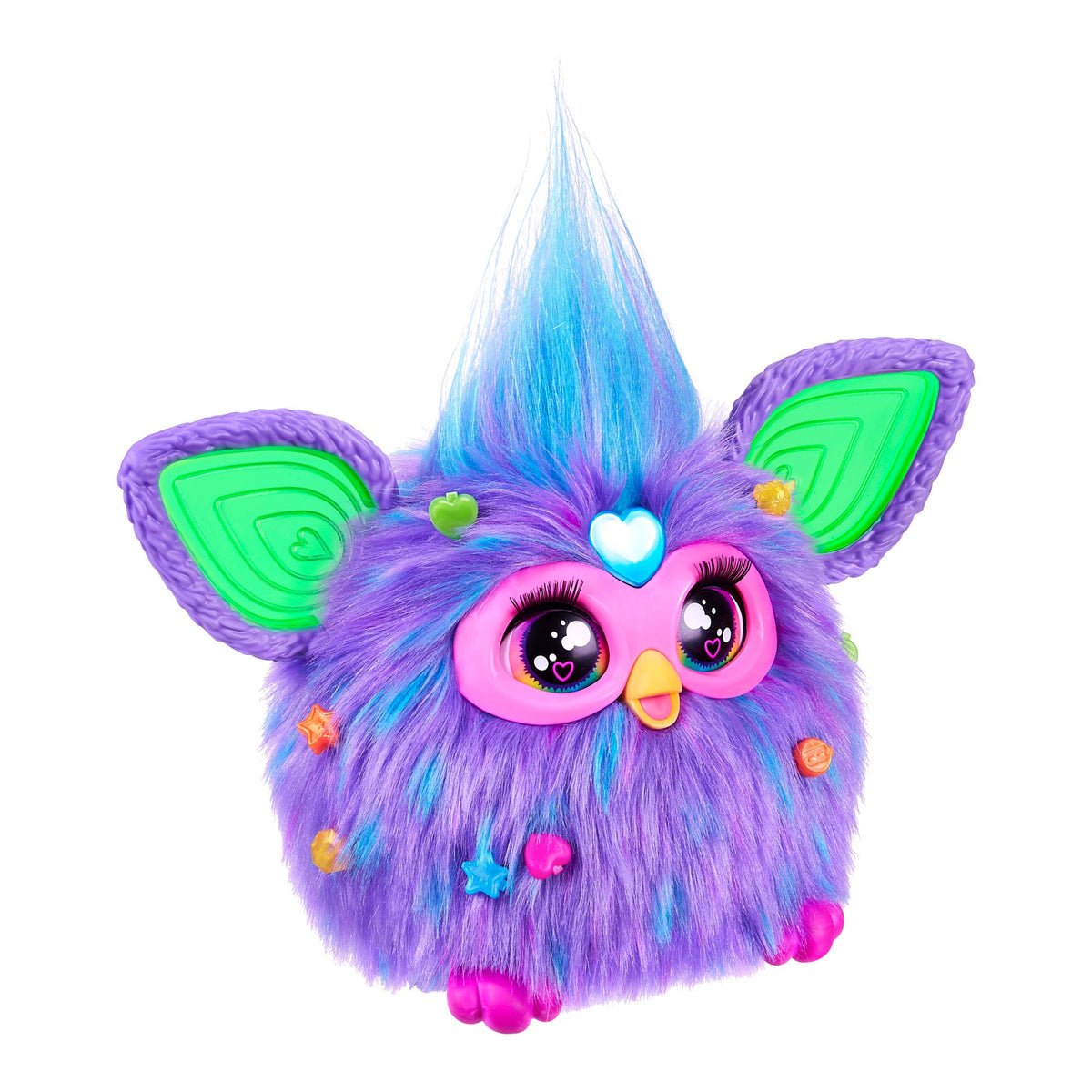 Furby Purple, 15 Fashion Accessories, Interactive Plush Toys for 6 Year Old  Girl