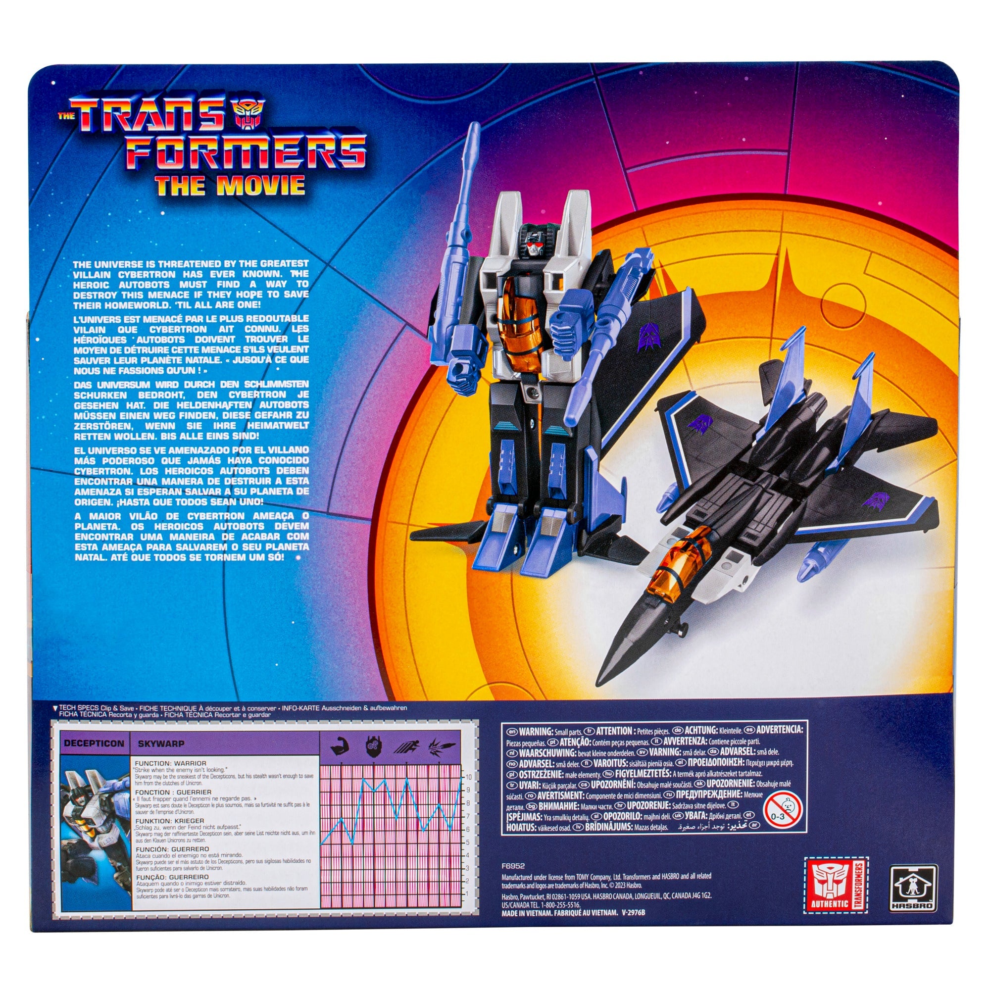 Transformers Retro The Transformers: The Movie Skywarp – Hasbro