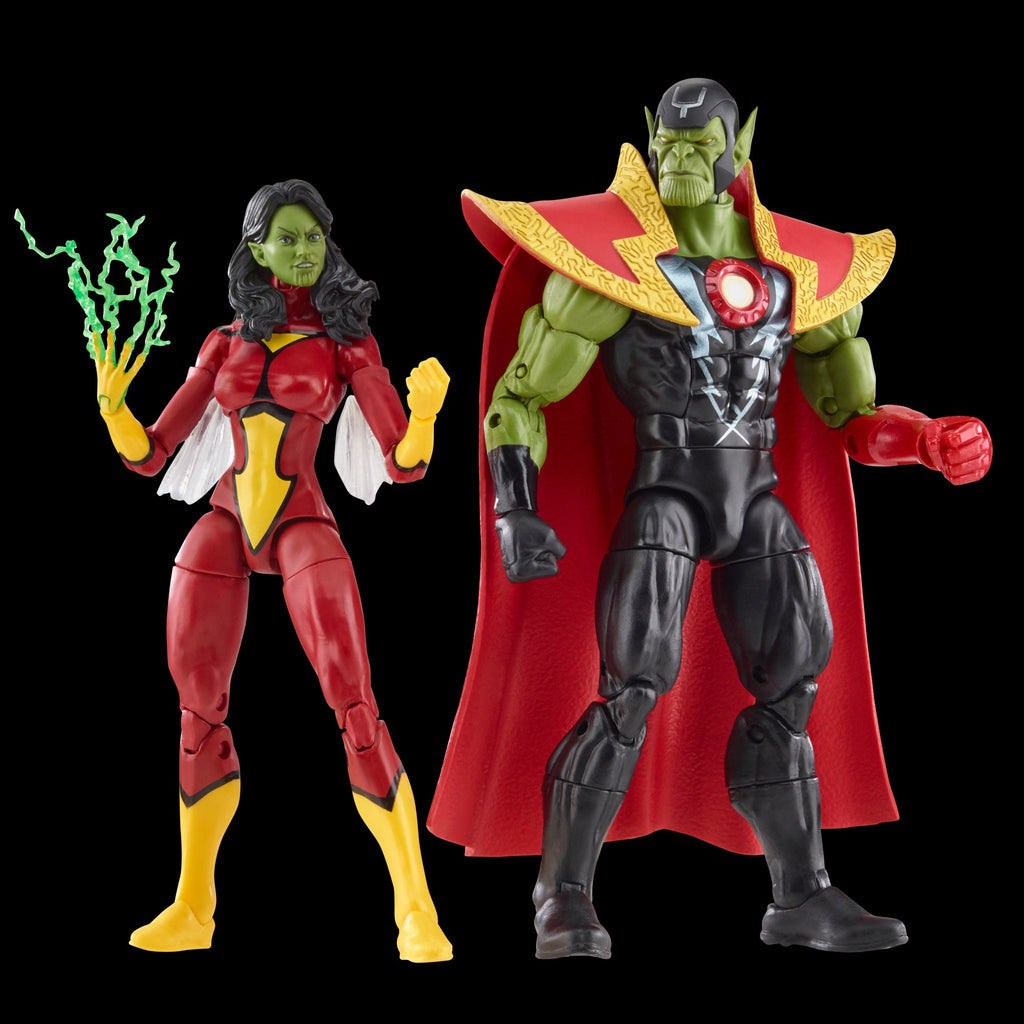 Hasbro Marvel Legends Series Skrull Queen y Super-Skrull