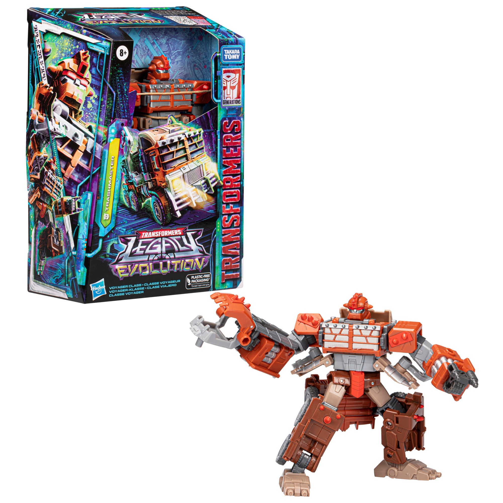 Transformers Legacy Evolution Voyager Class Trashmaster – Hasbro