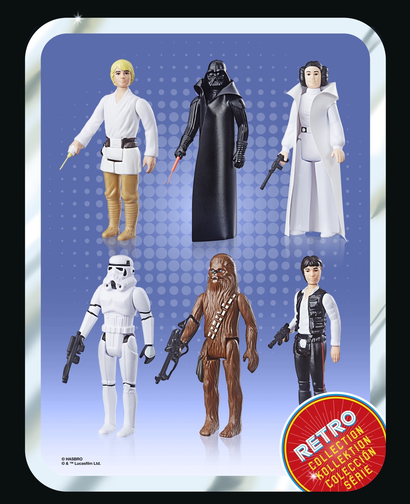 Retro star wars action figures discount